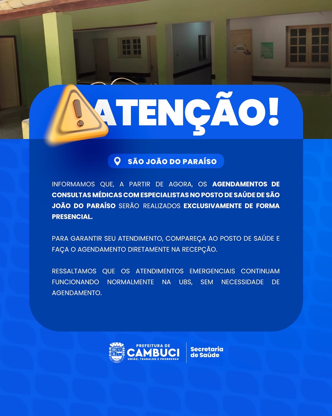 Informativo: São João do Paraiso