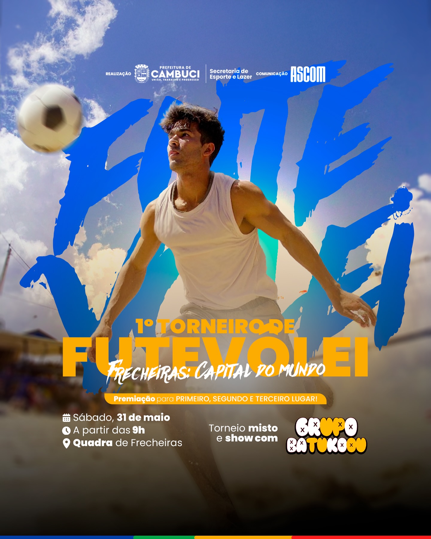 É hora de jogar na areia e vibrar com o esporte!