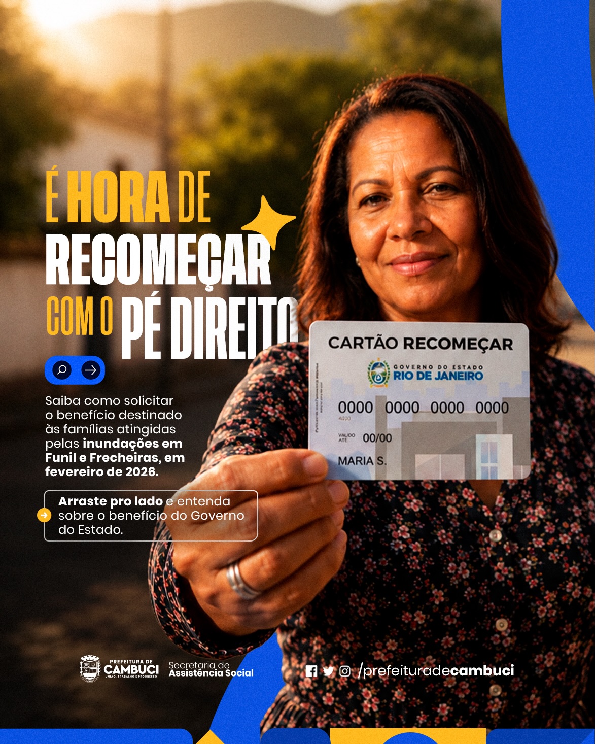 Cartão Recomeçar